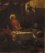 Eugene Delacroix, The Disciples at Emmaus, or The Pilgrims at Emmaus